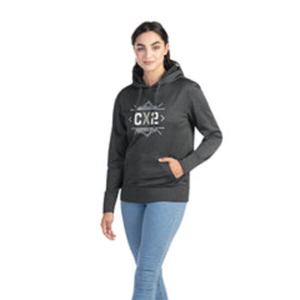 Ladies Polyester Pullover Hoodie Thumbnail